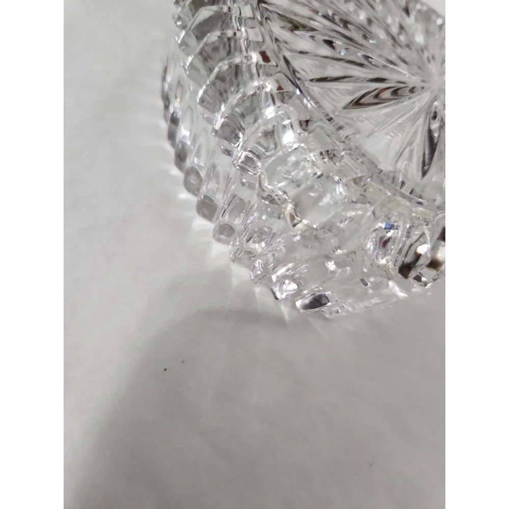 Crystal Heart Ring Box By Gorham West Germany